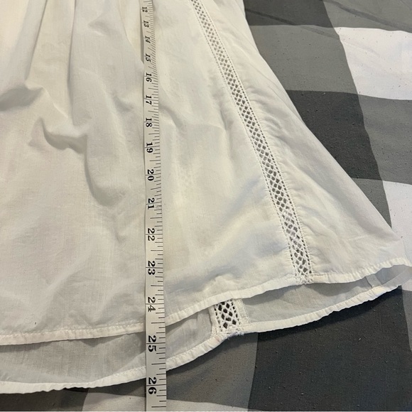 Madewell Kaisley Top Voile White Pin Tuck Ruffle Blouse small - Picture 12 of 13